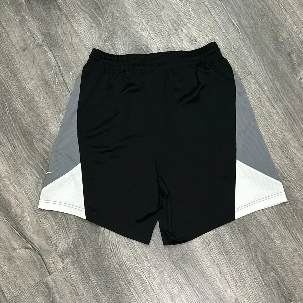 Nike Men's Dri-FIT Rival Basketball Shorts Black Grey Size Large CV1923-017 EUC